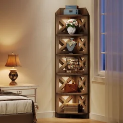 Tribesigns Corner Shelves|Corner Shelves*70.8