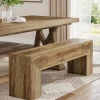 Tribesigns Benches*47" Dining Bench, Farmhouse Entryway Bench End of Bed Bench