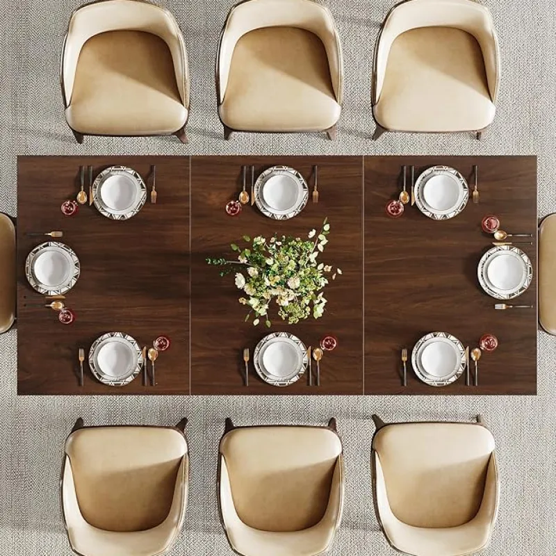 Tribesigns Dining Tables*70" Dining Table, Farmhouse Kitchen Table Dinner Table for 6 to 8