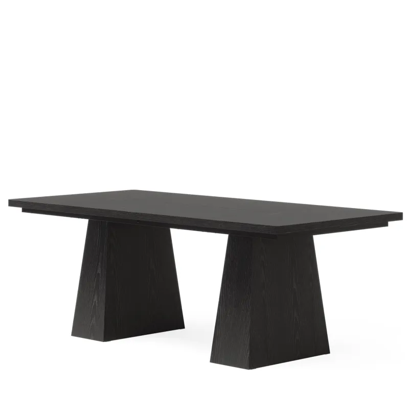 Tribesigns Dining Tables*63" Dining Table, Farmhouse Wood Kitchen Table for 6 People