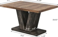 Tribesigns Dining Tables*47