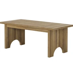 Tribesigns Dining Tables*63" Dining Table, Framhouse Kitchen DInner Table For 6 people