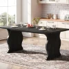 Tribesigns Dining Tables*63" Dining Table, Modern Rectangular Kitchen Table for 4-6