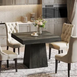 Tribesigns Dining Tables*31.5" Dining Table, Square Farmhouse Kitchen Table Dinner Table