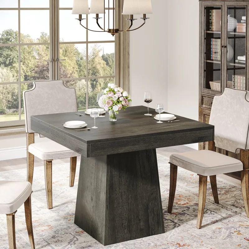 Tribesigns Dining Tables*31.5" Dining Table, Square Farmhouse Kitchen Table Dinner Table