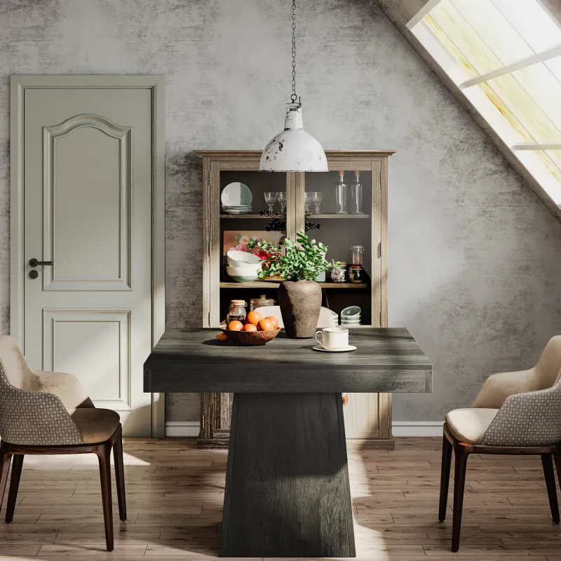 Tribesigns Dining Tables*31.5" Dining Table, Square Farmhouse Kitchen Table Dinner Table