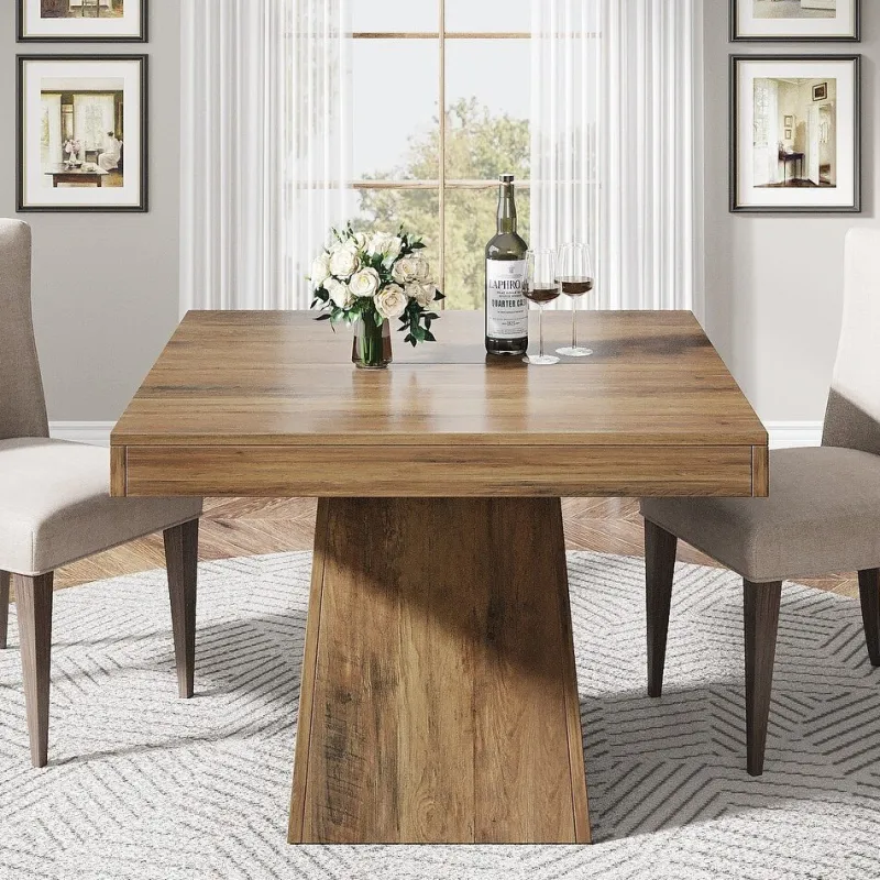 Tribesigns Dining Tables*31.5" Dining Table, Square Farmhouse Kitchen Table Dinner Table