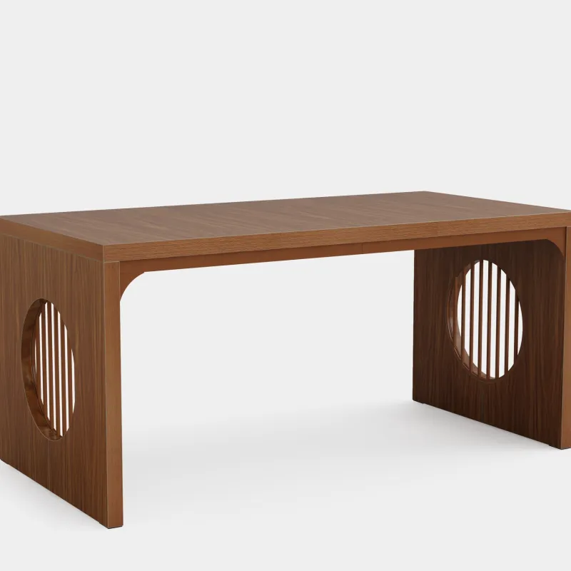 Tribesigns Dining Tables*62.99" Dining Table, Wood Farmhouse Kitchen Table For 4-6