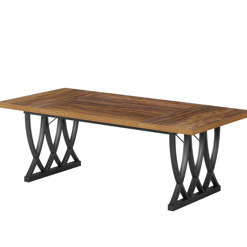 Tribesigns Dining Tables*70.8" Dining Table, Wood Kitchen Table Dinner Table for 6 - 8 People