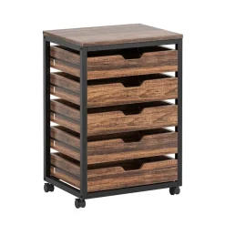 Tribesigns Chests Of Drawers*5/7 Drawer Chest, Wood Storage Dresser Cabinet with Wheels