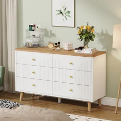 Tribesigns Chests Of Drawers*6 Drawer Dresser, 47