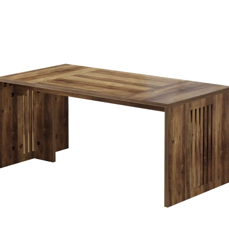 Tribesigns Desks*63" Executive Desk, Farmhouse Computer Writing Conference Table