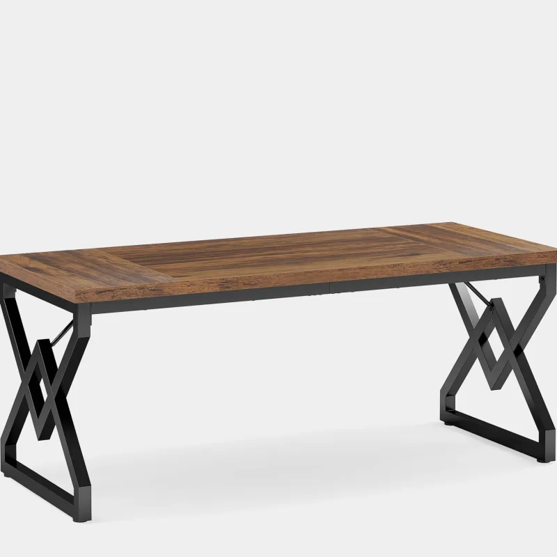 Tribesigns Desks*63" Executive Desk, Large Computer Desk for Home Office