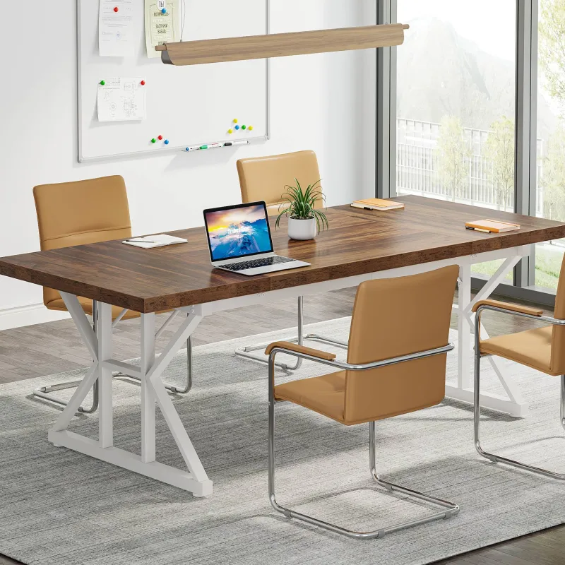 Tribesigns Desks*70.8" Executive Desk, Large Computer Office Desk Workstation