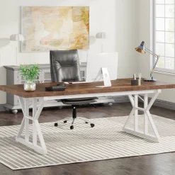 Tribesigns Desks*70.8" Executive Desk, Large Computer Office Desk Workstation