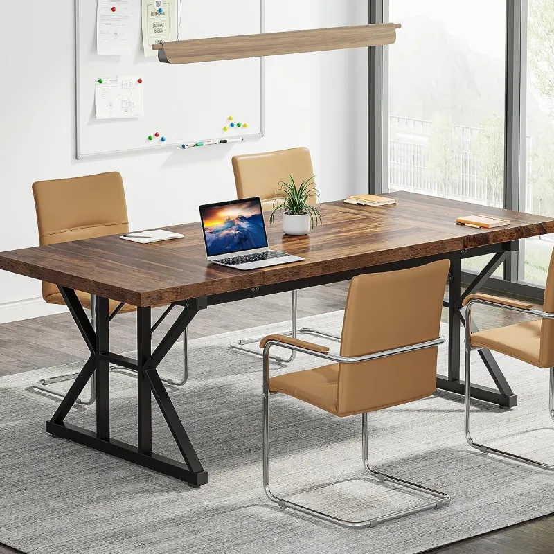 Tribesigns Desks*70.8" Executive Desk, Large Computer Office Desk Workstation