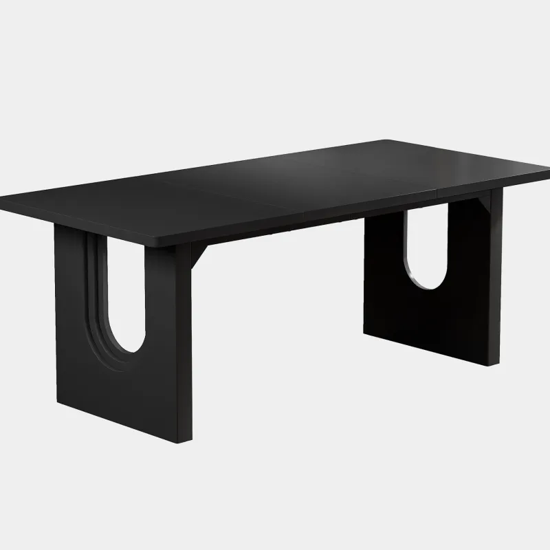 Tribesigns Desks*71" Executive Desk, Modern Computer Desk with Wood Double Pedestal Base
