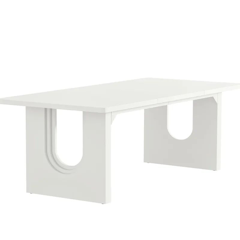 Tribesigns Desks*71" Executive Desk, Modern Computer Desk with Wood Double Pedestal Base