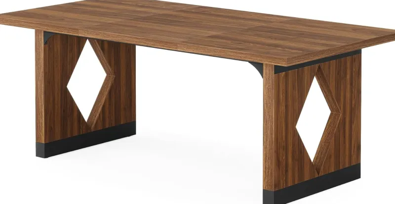 Tribesigns Desks*63" Executive Desk, Modern Computer Desk Home Office Desk