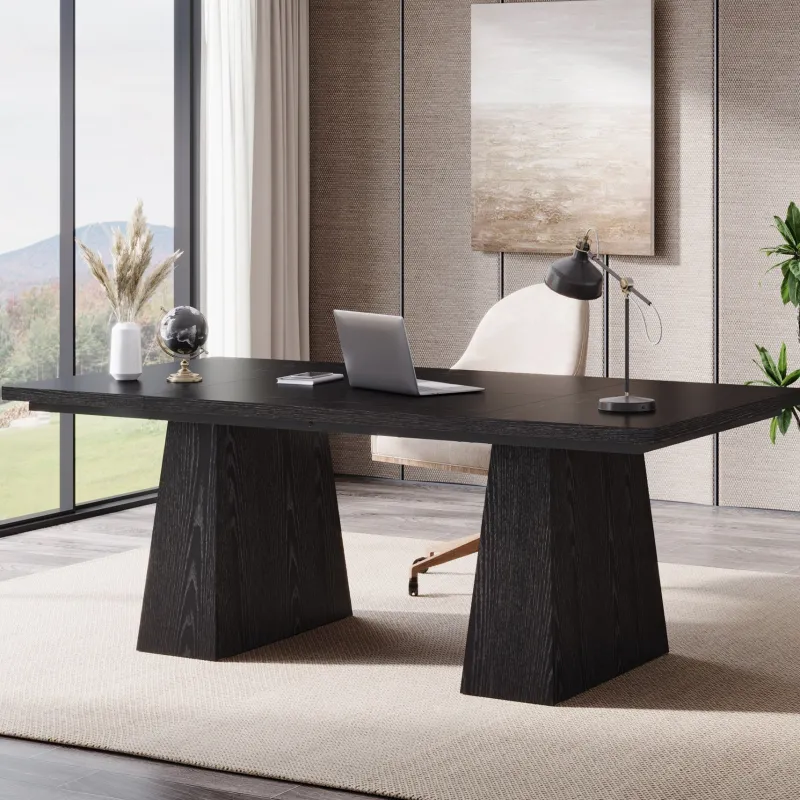 Tribesigns Desks*63" Executive Desk, Modern Office Computer Desk Workstations