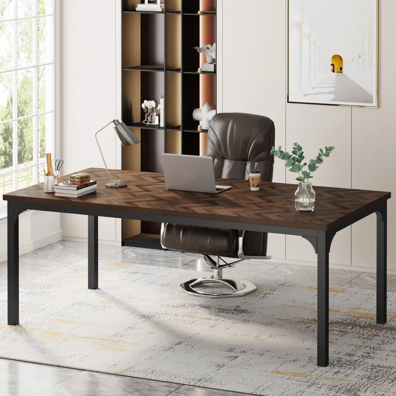 Tribesigns Desks*70.9" Executive Desk Simple Computer Desk Conference Table