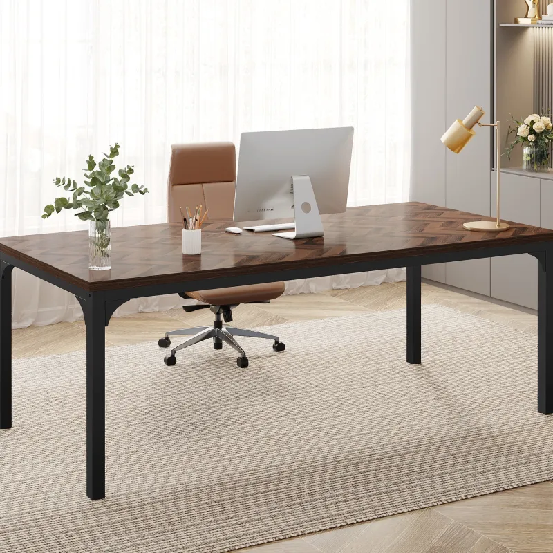 Tribesigns Desks*70.9" Executive Desk Simple Computer Desk Conference Table