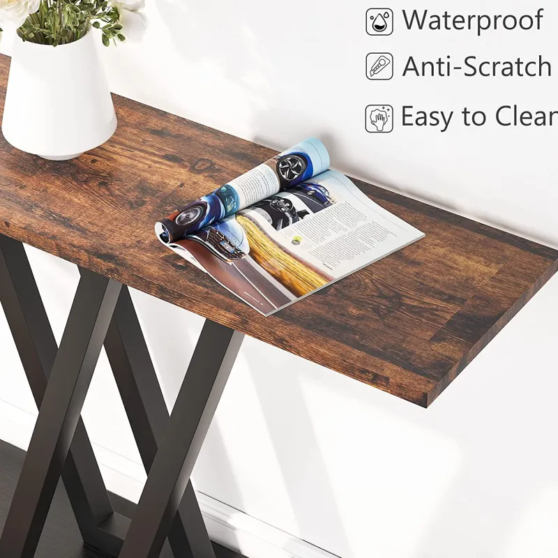 Tribesigns Console Tables|Console Tables*43 Inch Console Table, Industrial Entryway Hallway Table