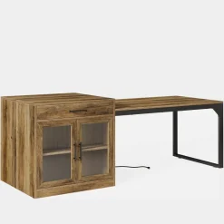 Tribesigns Kitchen Islands|Kitchen Islands*78.7" Kitchen Island, Attached Dining Table With Charging Station For 4 - 6