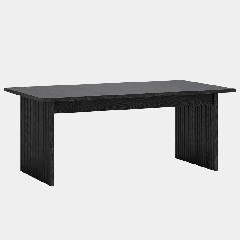 Tribesigns Desks*63" Modern Conference Table, Wood Meeting Room Table