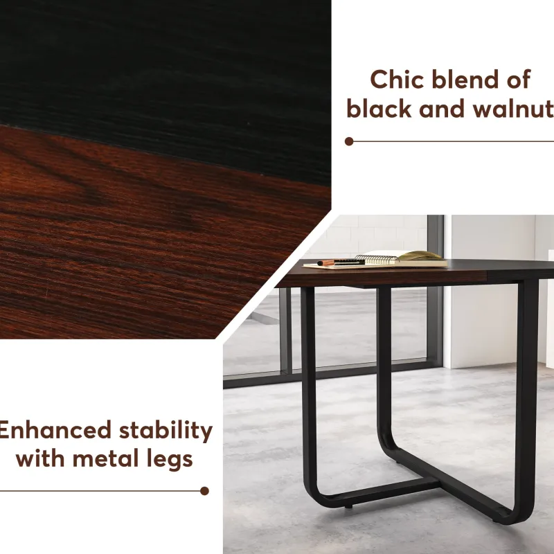 Tribesigns Dining Tables*70.86" Oval Dining Table, Modern Kitchen Table for for 6-8 People