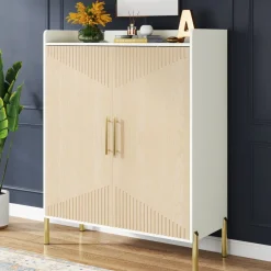 Tribesigns Shoe Racks & Cabinets|Shoe Racks & Cabinets*30 Pairs Shoe Cabinet, 6-Tier Modern Shoes Rack Organizer with Doors