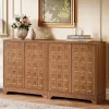 Tribesigns Sideboards & Buffets|Sideboards & Buffets*57.5" Set of 2 Sideboard Buffet, Storage Cabinet Credenza with Doors