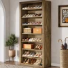 Tribesigns Shoe Racks & Cabinets|Shoe Racks & Cabinets*71" Shoe Cabinet, Freestanding Shoe Storage Organizer for 32 - 36 Pairs