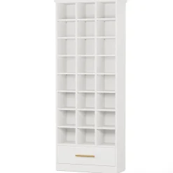 Tribesigns Shoe Racks & Cabinets|Shoe Racks & Cabinets*71" Shoe Rack, Freestanding Wooden 9-Tier Shoe Storage Cabinet