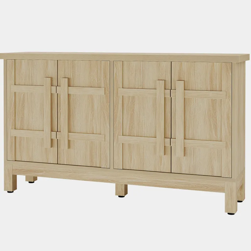 Tribesigns Sideboards & Buffets|Sideboards & Buffets*55" Sideboard Buffet, Farmhouse Sideboard Cabinet Credenzas with Storage
