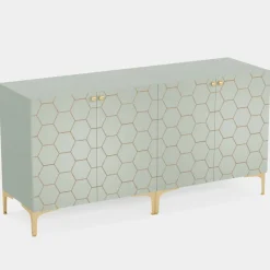 Tribesigns Sideboards & Buffets|Sideboards & Buffets*31.5" Sideboard Buffet Set of 2, Modern Storage Cabinet with Doors