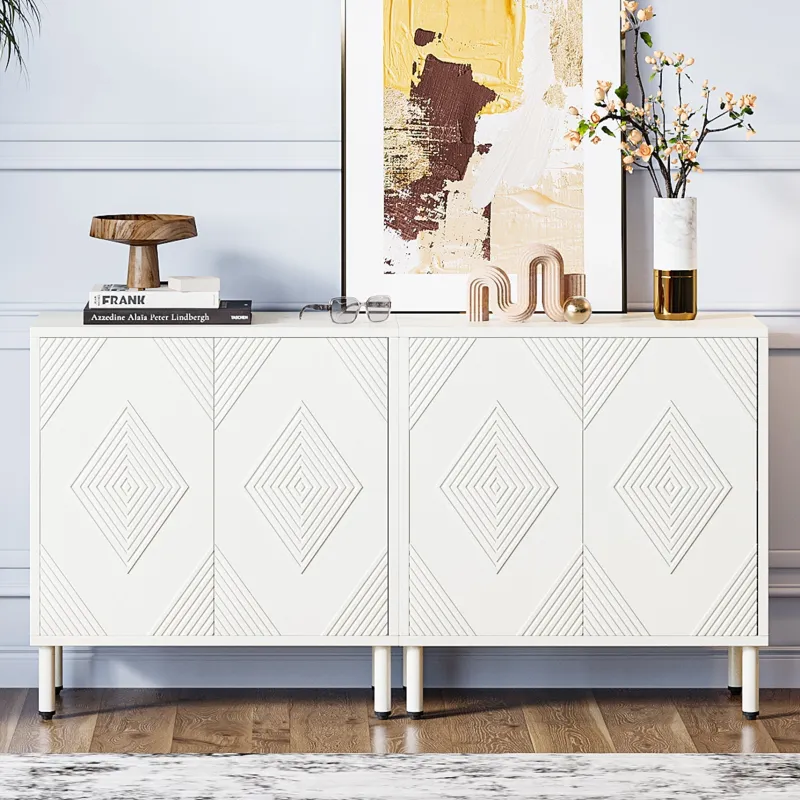 Tribesigns Sideboards & Buffets|Sideboards & Buffets*57" Sideboard Buffet, Storage Buffet Cabinet with Adjustable Shelves