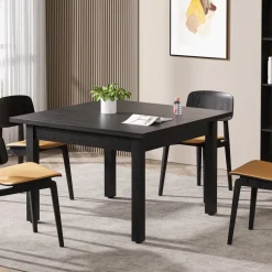 Tribesigns Dining Tables*39.4'' Square Dining Table Kitchen Table with Solid Wood Legs for 4