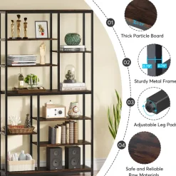 Tribesigns Bookcases & Bookshelves|Bookcases & Bookshelves*79