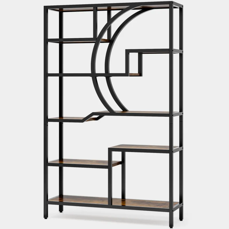 Tribesigns Bookcases & Bookshelves|Bookcases & Bookshelves*69" Tall Bookshelf, Freestanding Etagere Bookcase Open Display Shelf