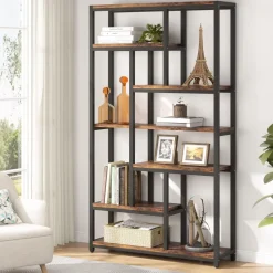 Tribesigns Bookcases & Bookshelves|Bookcases & Bookshelves*79" Tall Bookshelf, 7-Tier Bookcase Open Display Shelves
