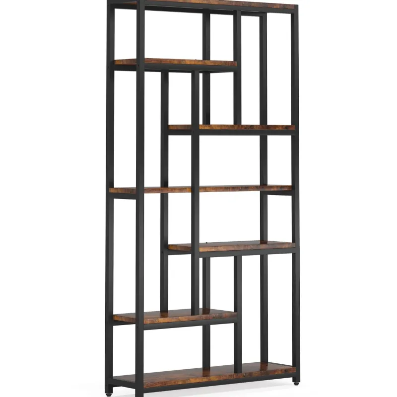 Tribesigns Bookcases & Bookshelves|Bookcases & Bookshelves*79" Tall Bookshelf, 7-Tier Bookcase Open Display Shelves
