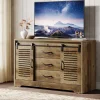 Tribesigns Tv Stands*47" TV Stand, Farmhouse Media Console With Storage Drawers