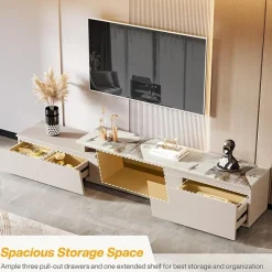Tribesigns Tv Stands*70.8" TV Stand, Modern Entertainment Center with 3 Drawers Storage