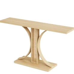 Tribesigns Console Tables|Console Tables*55.12" Wood Console Table, Traditional Sofa Table Entryway Table