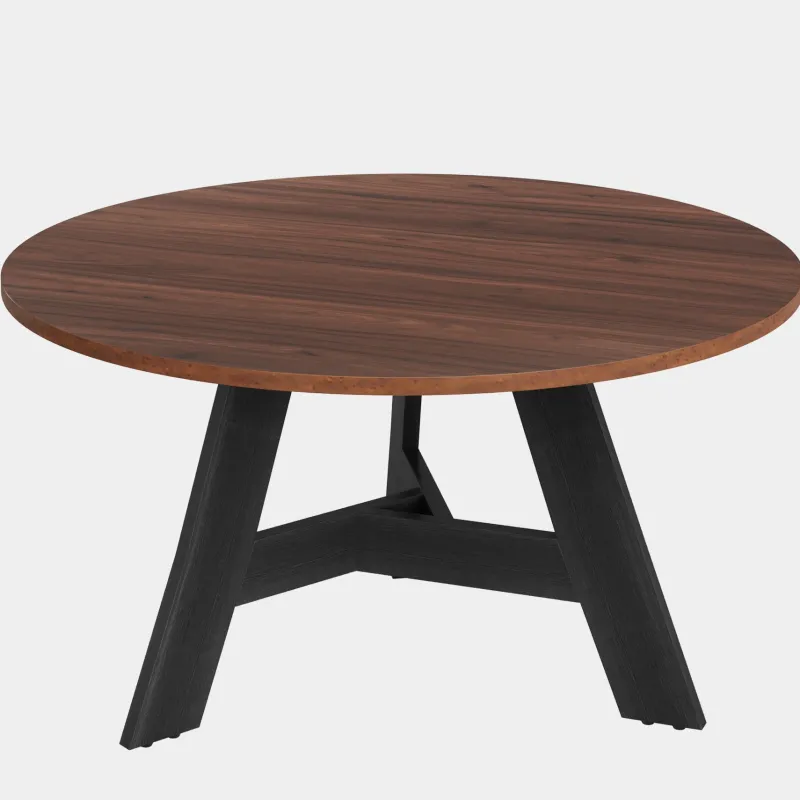 Tribesigns Dining Tables*47" Wood Dining Table, Round Kitchen Table For 4 People