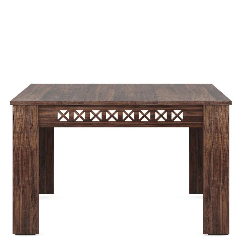 Tribesigns Dining Tables*43" Wood Dining Table, Small Square Kitchen Table for 4