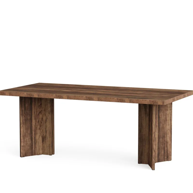 Tribesigns Desks*63" Wood Executive Desk, Farmhouse Computer Desk with Large Tabletop