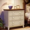 Tribesigns Nightstands*31.5" Wood Nightstand, 3 Drawers Farmhouse End Table Bedside Table