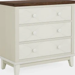 Tribesigns Nightstands*31.5" Wood Nightstand, 3 Drawers Farmhouse End Table Bedside Table